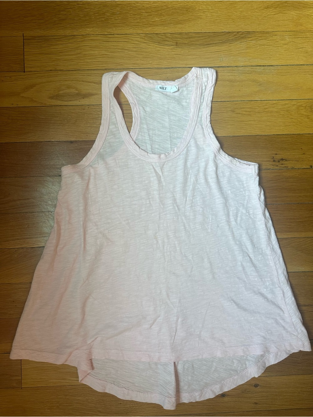 Wilt Pale Pink Racerback Tank Top